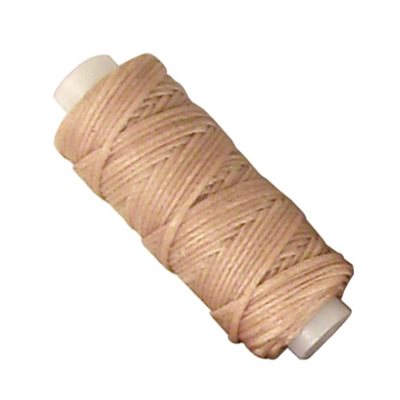 Waxed braided cord (25 yards) (un)