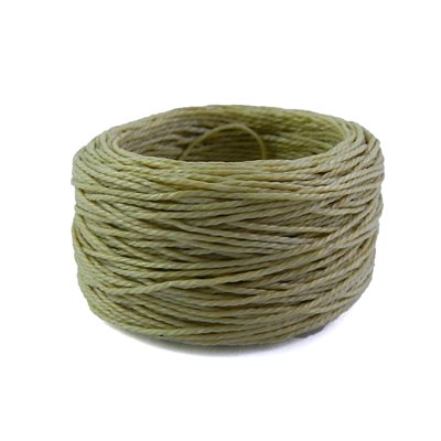 Waxed polyester thread for Speedy natural color (coarse) (30 yards)