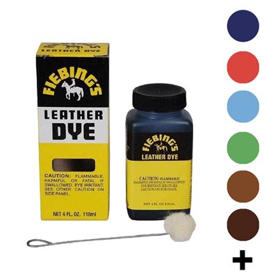 Teinture "leather dye" Fiebing's (4 oz) (et faites votre sélection de couleur)