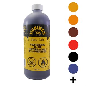 Teinture Fiebing's "Pro-dye" (huile) (32oz -1L) (et faites votre sélection de couleur)