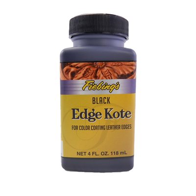 Fiebing's Edge Kote black (4 oz - 120 mL)
