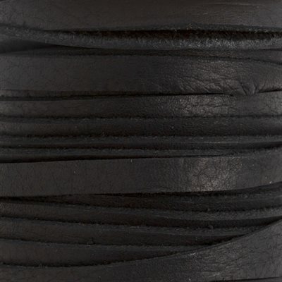 Lacet kodiak 1 / 4" noir 36'