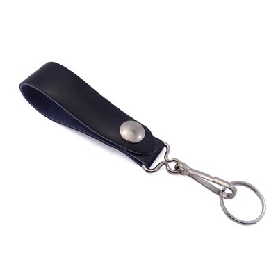 Leather key ring holder, for belt, 