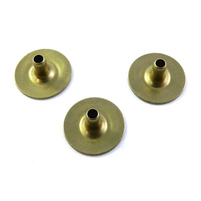 Series 80 snap fasteners (RF) : Long 6 mm post gold (100)
