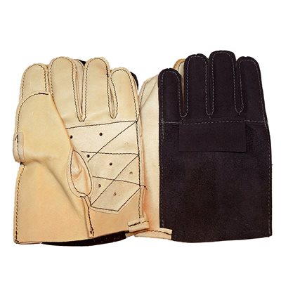 Replacement leather blocker hand for junior un.)