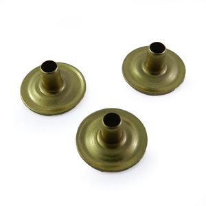 Series 95 snap fasteners (RF) : Short 5 mm post brass gold