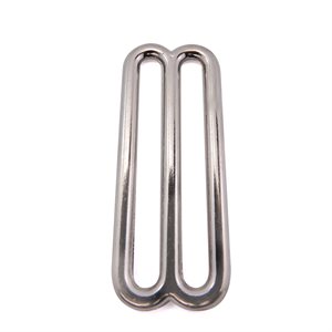 1-3 / 4" double round shaped loops nickel (Min. 12)
