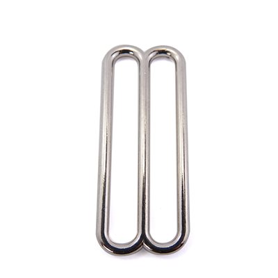 2" double round shaped loops nickel (Min. 12)