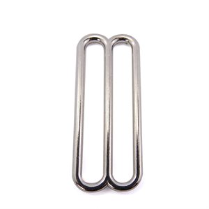 2" double round shaped loops nickel (Min. 12)