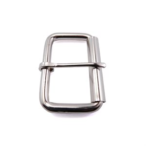 2" one prong strong roller buckle nickel (Min. 6)