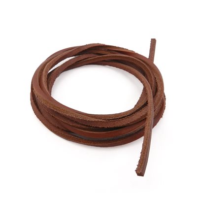 Leather lace 3 / 16" (4.8 mm) - by unit