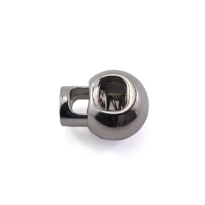 Round pop lock for ±1 / 4" laces nickel (12)