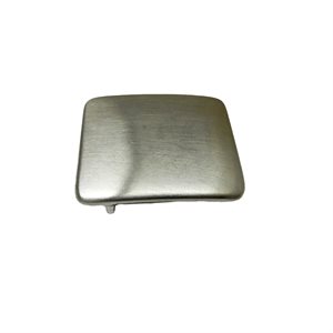 1" plate buckle brushed nickel (Min. 6)