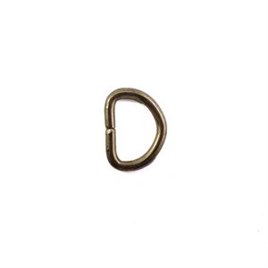 3 / 4" D-rings (3.2 mm - 10 gg) gold (Min. 12)