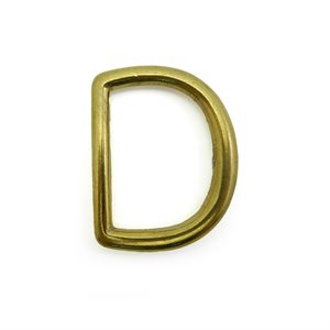 1-3 / 4" cast D-rings brass (ea.)