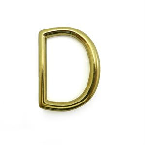 2" cast D-rings brass (ea.)