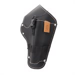 Universal drill holster, black leather