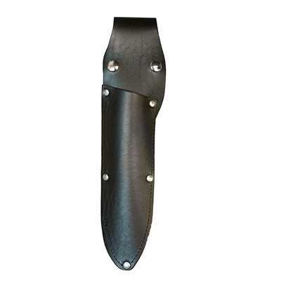 Shears holster, black vegetable tanned leather, for left or right handed