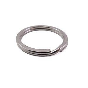 25 mm ext. (int.7 / 8"-22mm) split key ring nickel (100)