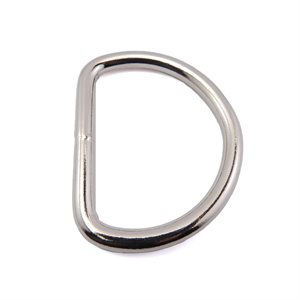 2" welded D-rings (6.51 mm - 3 gg) nickel (Min. 12)