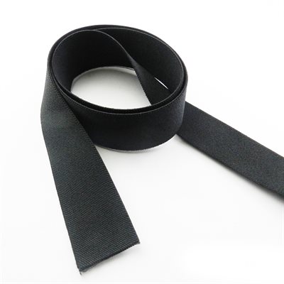 1-1 / 2" H.D. elastic black (meter)