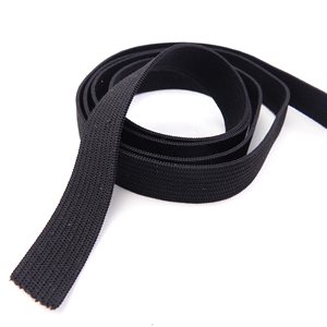 1 / 2" elastic black (meter)