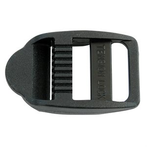 1" nylon tension lock black (Min. 12)