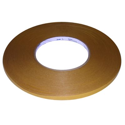 Gum tape double face 6 mm X 100 m (1 / 4")