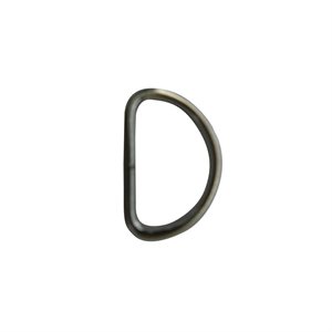 1-3 / 8" cast D-rings (3.7 mm - 9 gg) brushed nickel (Min. 12)