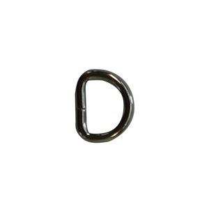5 / 8" D-rings (3.44 mm - 10 gg) nickel (Min. 12)