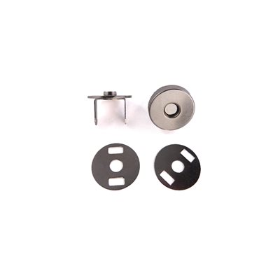 1 / 2" round purse magnets (4 parts) nickel (Min. 12)