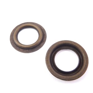 1 / 4" washers #50 - #1450 antique gold (steel)