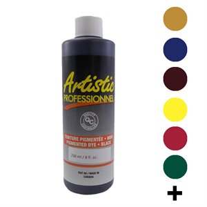Artistic pigmented dye (8 oz - 250 mL) (and select your colour)