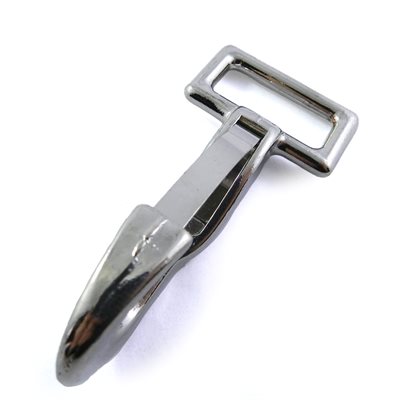 1" stamped steel halter snap nickel (Min. 6)
